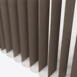 Spotted Obsidian Brown Day & Night Vertical Sheer 40cm - Zen Shades