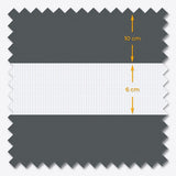Steeple Gray Blackout Day & Night Blinds - Zen Shades