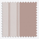 Stripe Adobe Rose Day & Night Vertical Sheer 40cm - Zen Shades