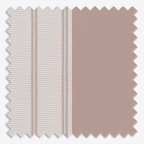 Stripe Adobe Rose Day & Night Vertical Sheer 40cm - Zen Shades