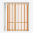 Stripe Apricot Tan Day & Night Vertical Sheer 40cm - Zen Shades