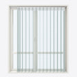 Stripe Aqua Gray Day & Night Vertical Sheer 40cm - Zen Shades