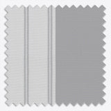 Stripe Ash Grey Day & Night Vertical Sheer 40cm - Zen Shades