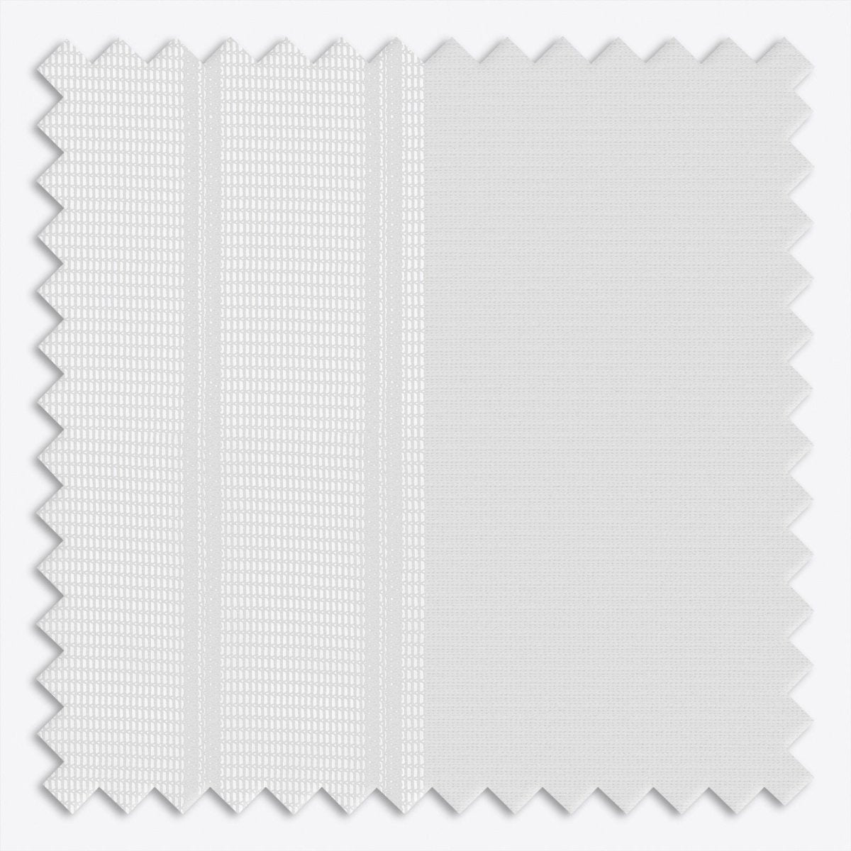Stripe Brilliant White Day & Night Vertical Sheer 40cm - Zen Shades