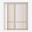 Stripe Cognac Brown Day & Night Vertical Sheer 40cm - Zen Shades