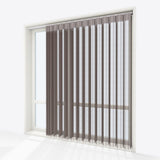 Stripe Crocodile Day & Night Vertical Sheer 40cm - Zen Shades