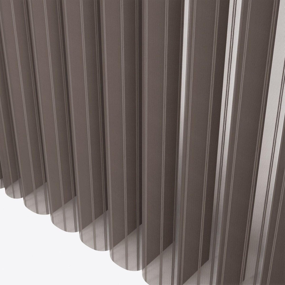 Stripe Crocodile Day & Night Vertical Sheer 40cm - Zen Shades