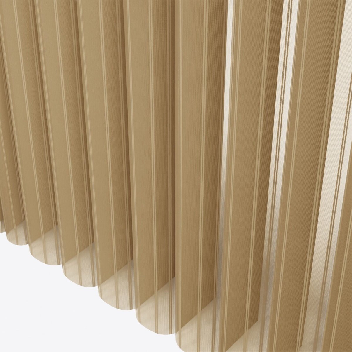 Stripe Fennel Seed Day & Night Vertical Sheer 40cm - Zen Shades