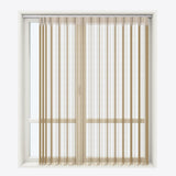 Stripe Fennel Seed Day & Night Vertical Sheer 40cm - Zen Shades