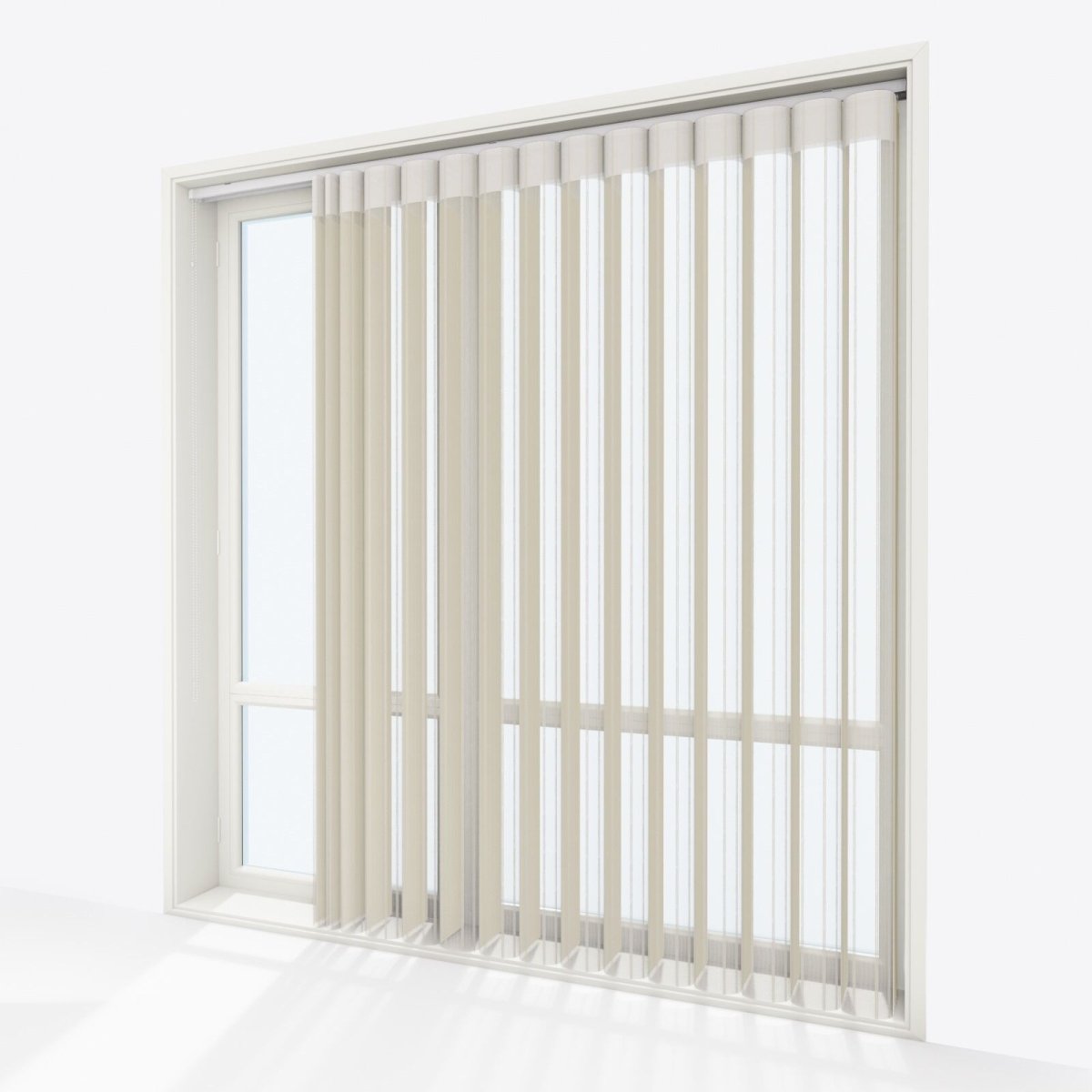 Stripe Fields of Rye Day & Night Vertical Sheer 40cm - Zen Shades
