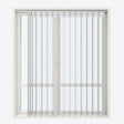 Stripe Flint Gray Day & Night Vertical Sheer 40cm - Zen Shades