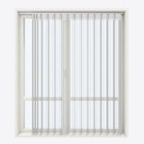 Stripe Flint Gray Day & Night Vertical Sheer 40cm - Zen Shades