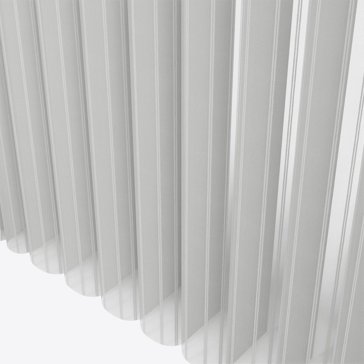 Stripe Flint Gray Day & Night Vertical Sheer 40cm - Zen Shades