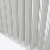 Stripe Flint Gray Day & Night Vertical Sheer 40cm - Zen Shades