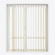 Stripe Light Ivory Day & Night Vertical Sheer 40cm - Zen Shades