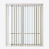 Stripe Matte Olive Day & Night Vertical Sheer 40cm - Zen Shades