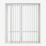 Stripe Moonbeam Day & Night Vertical Sheer 40cm - Zen Shades