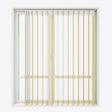 Stripe Moonlight Yellow Day & Night Vertical Sheer 40cm - Zen Shades