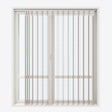 Stripe Oak Brown Day & Night Vertical Sheer 40cm - Zen Shades