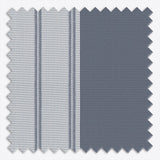 Stripe Ombre Blue Day & Night Vertical Sheer 40cm - Zen Shades