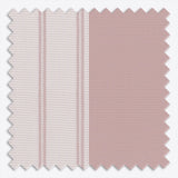 Stripe Pale Mauve Day & Night Vertical Sheer 40cm - Zen Shades