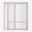Stripe Pale Mauve Day & Night Vertical Sheer 40cm - Zen Shades