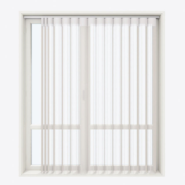 Stripe Pumice Stone Day & Night Vertical Sheer 40cm - Zen Shades