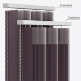Stripe Purple Day & Night Vertical Sheer 40cm - Zen Shades
