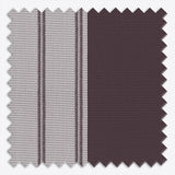Stripe Purple Day & Night Vertical Sheer 40cm - Zen Shades