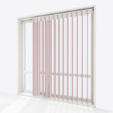Stripe Quartz Rose Day & Night Vertical Sheer 40cm - Zen Shades
