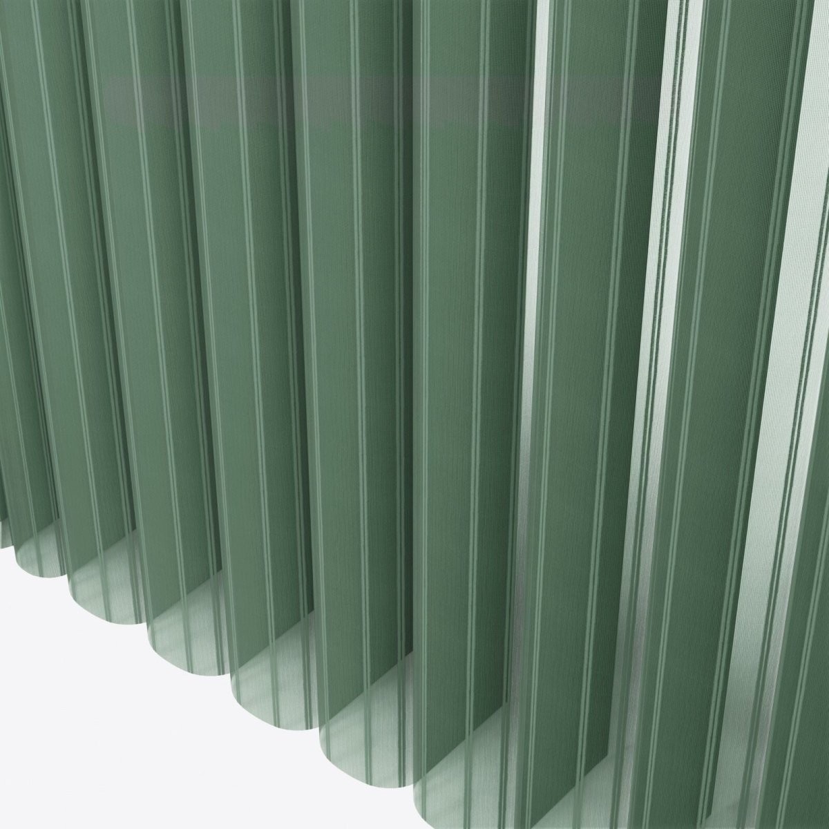 Stripe Refreshing Green Day & Night Vertical Sheer 40cm - Zen Shades