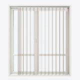 Stripe Savannah Tan Day & Night Vertical Sheer 40cm - Zen Shades