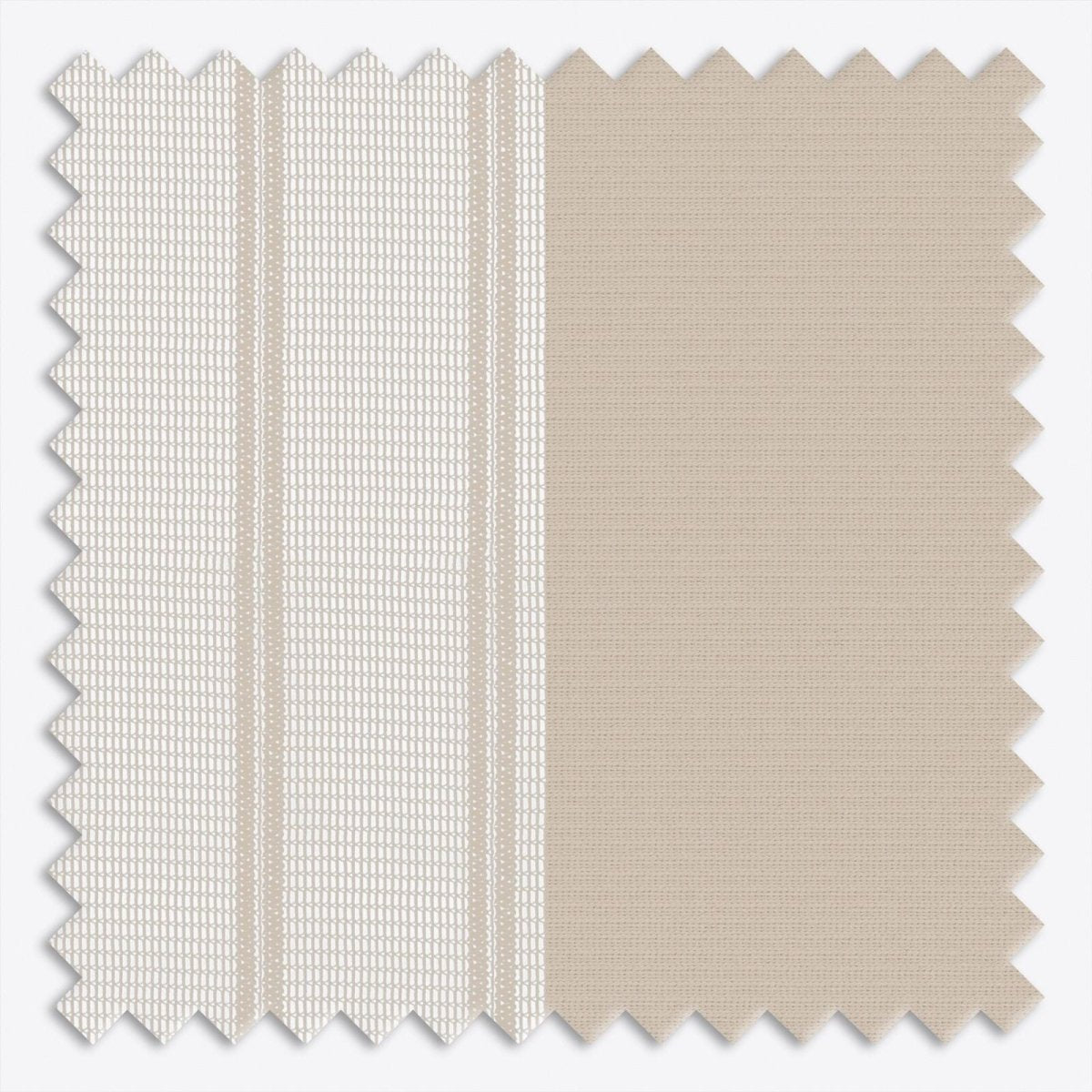 Stripe Savannah Tan Day & Night Vertical Sheer 40cm - Zen Shades