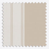 Stripe Savannah Tan Day & Night Vertical Sheer 40cm - Zen Shades