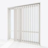 Stripe Star White Day & Night Vertical Sheer 40cm - Zen Shades