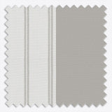 Stripe Stone Grey Day & Night Vertical Sheer 40cm - Zen Shades