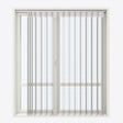 Stripe Stone Grey Day & Night Vertical Sheer 40cm - Zen Shades