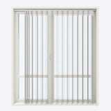 Stripe Stone Grey Day & Night Vertical Sheer 40cm - Zen Shades