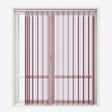 Stripe Syrah Day & Night Vertical Sheer 40cm - Zen Shades