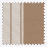 Stripe Tiger's Eye Day & Night Vertical Sheer 40cm - Zen Shades