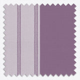 Stripe Vintage Violet Day & Night Vertical Sheer 40cm - Zen Shades
