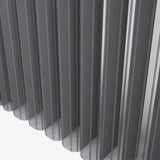 Stripe Volcanic Ash Day & Night Vertical Sheer 40cm - Zen Shades