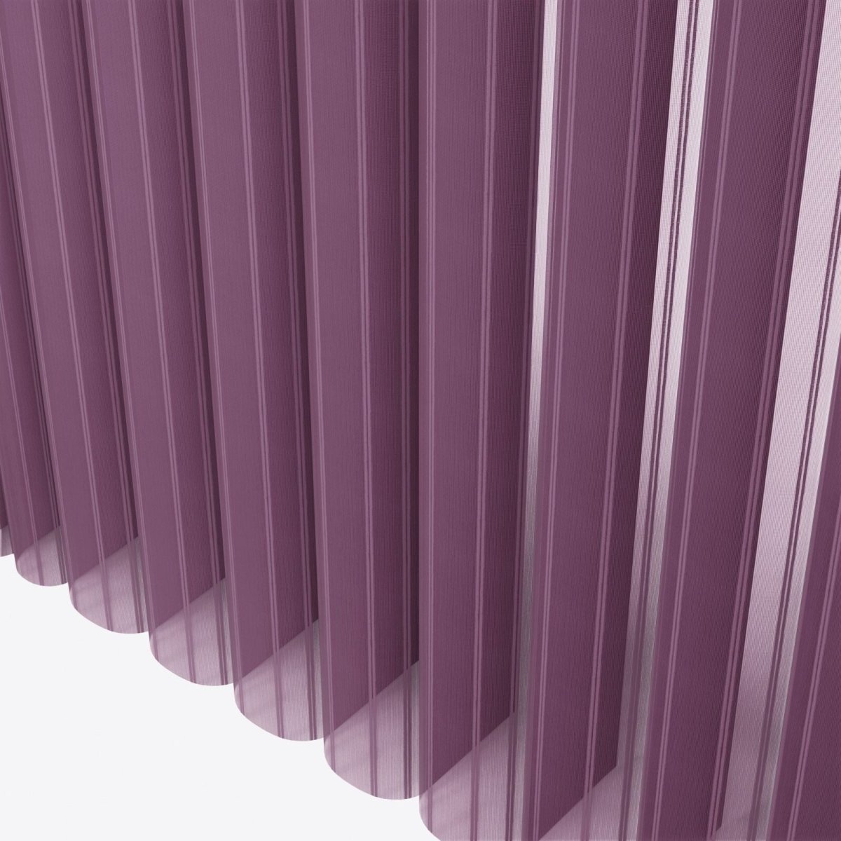 Stripe Winter Bloom Day & Night Vertical Sheer 40cm - Zen Shades