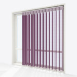 Stripe Winter Bloom Day & Night Vertical Sheer 40cm - Zen Shades