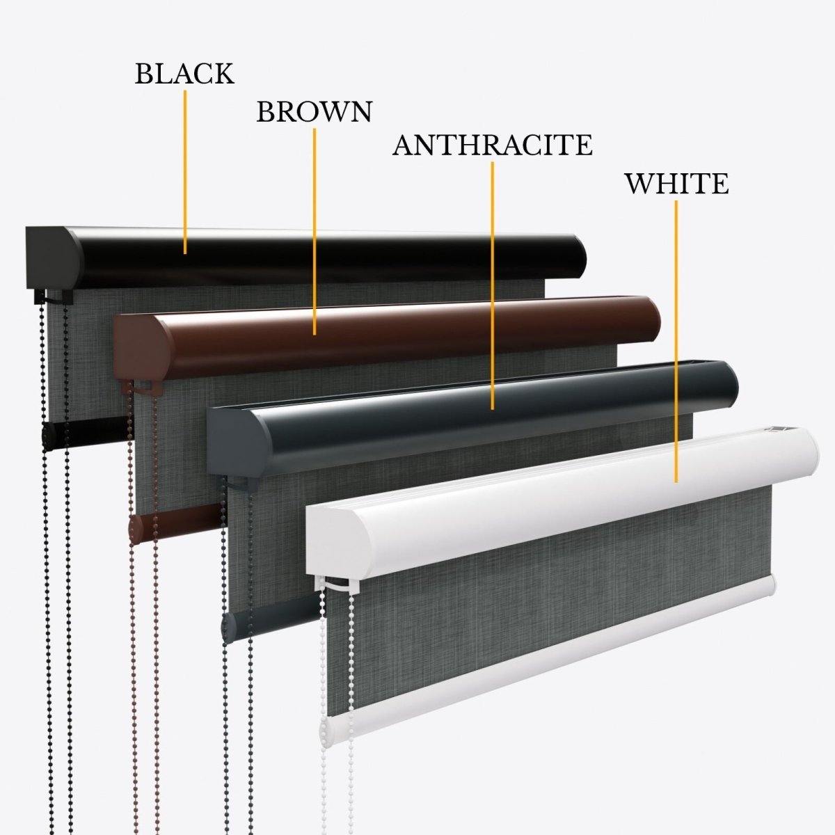 Sunscreen Mouse Grey Roller Blinds - Zen Shades