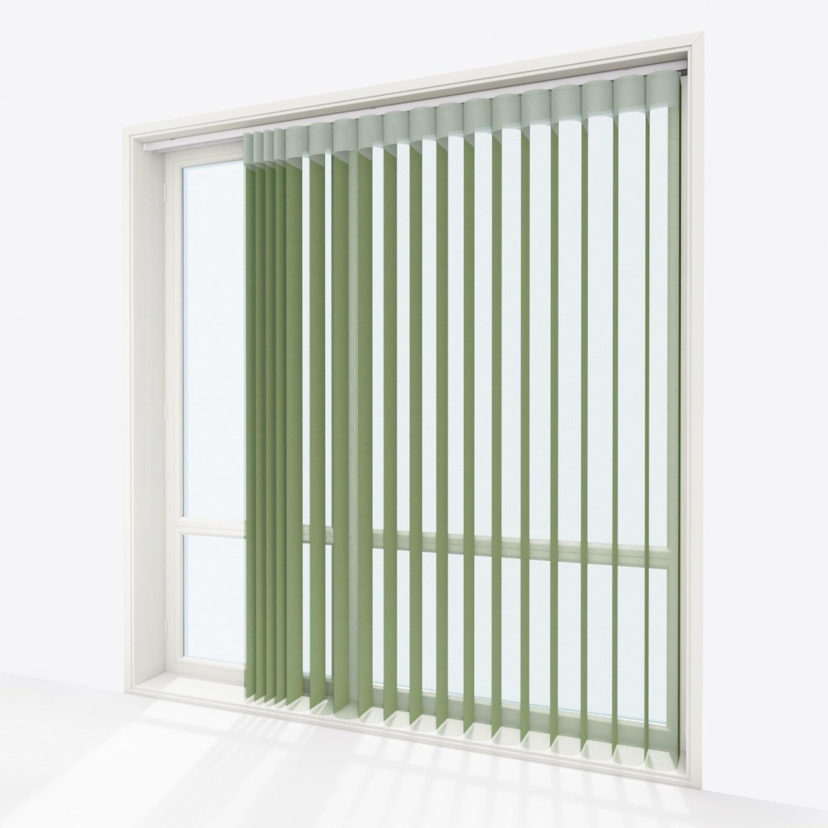 Supreme Alexandrite Green Day & Night Vertical Sheer 33cm - Zen Shades