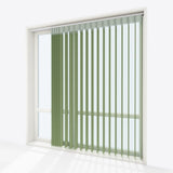 Supreme Alexandrite Green Day & Night Vertical Sheer 33cm - Zen Shades
