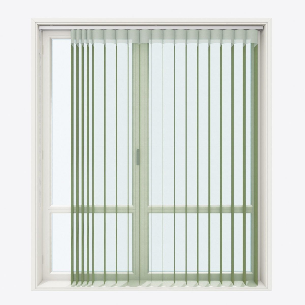 Supreme Alexandrite Green Day & Night Vertical Sheer 33cm - Zen Shades