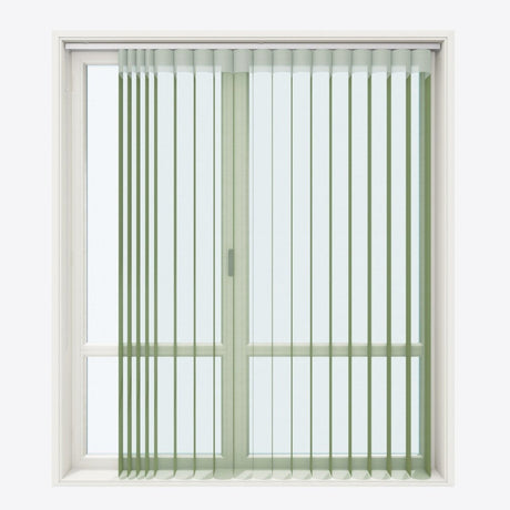 Supreme Alexandrite Green Day & Night Vertical Sheer 33cm - Zen Shades