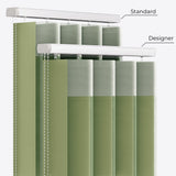 Supreme Alexandrite Green Day & Night Vertical Sheer 33cm - Zen Shades